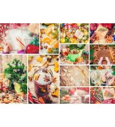 Puzzle Grafika Guloseimas de Natal 2000 Peças