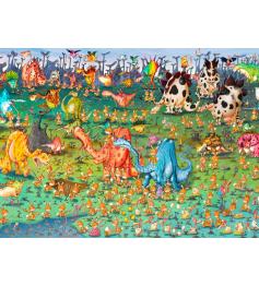 Puzzle Grafika Dinossauros de 2000 Pçs