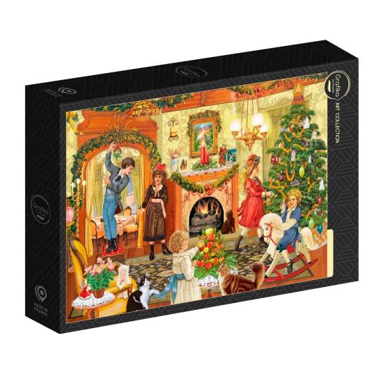 Puzzle Grafika Onde Devemos Pendurar O Visco 1000 Pçs