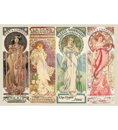 Puzzle Grafika A Arte De Alfons Mucha 1000 Peças