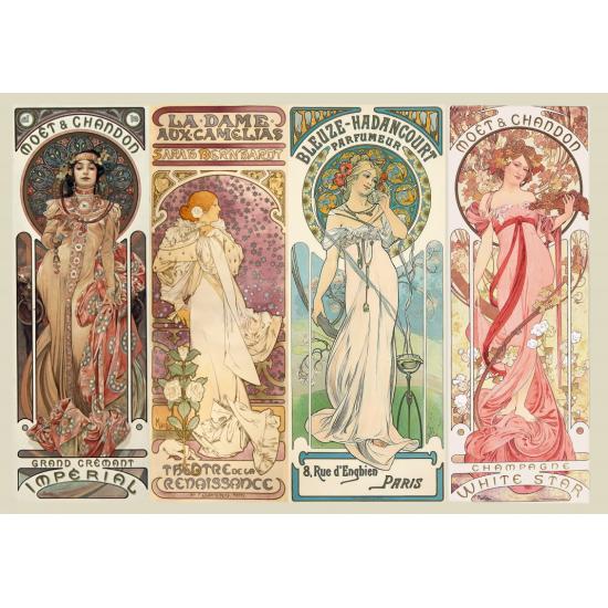 Puzzle Grafika A Arte De Alfons Mucha 1000 Peças