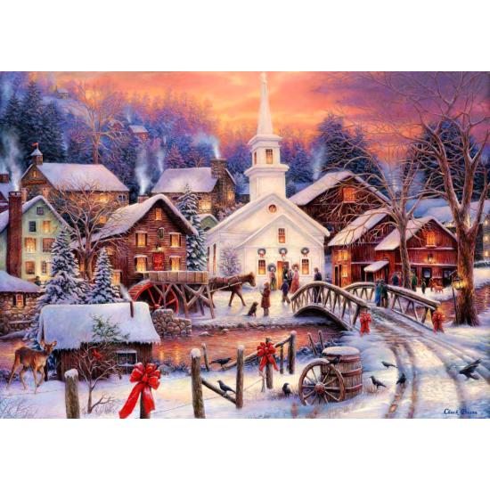 Puzzle Grafika O Caminho da Fé Natal 1000 Peças