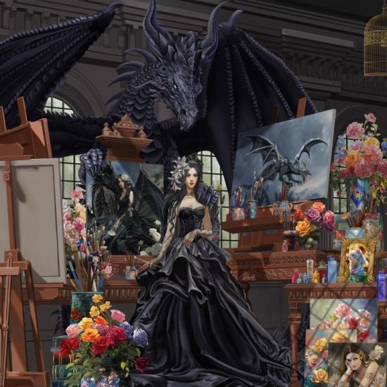 Puzzle Grafika O Estúdio 1000 Peças