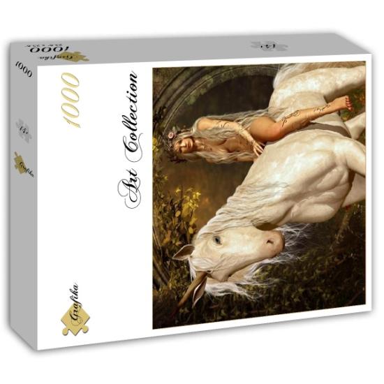 Puzzle Grafika A Fada e o Unicórnio 1000 Peças