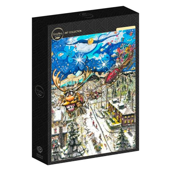 Puzzle Grafika Passeio Do Papai Noel 1000 Pçs