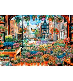 Puzzle Grafika O Segredo Florida De Amsterdã de 1000 Peças