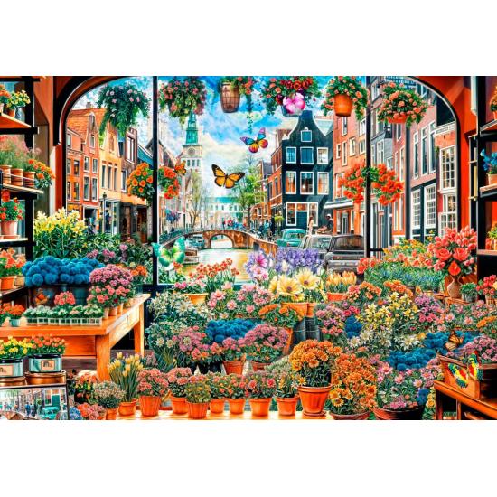 Puzzle Grafika O Segredo Florida De Amsterdã de 1000 Peças