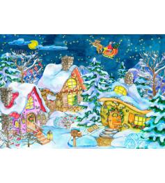 Puzzle Grafika Trilha Do Papai Noel 1000 Pçs