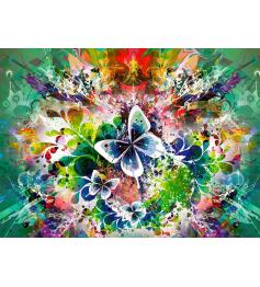 Puzzle Grafika Flores e Borboletas da Primavera de 3000 Pçs