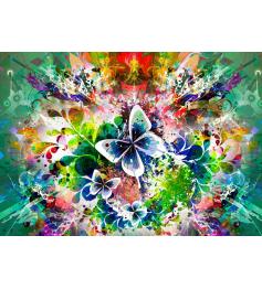 Puzzle Grafika Primavera Flores e Borboletas 1500 Peças