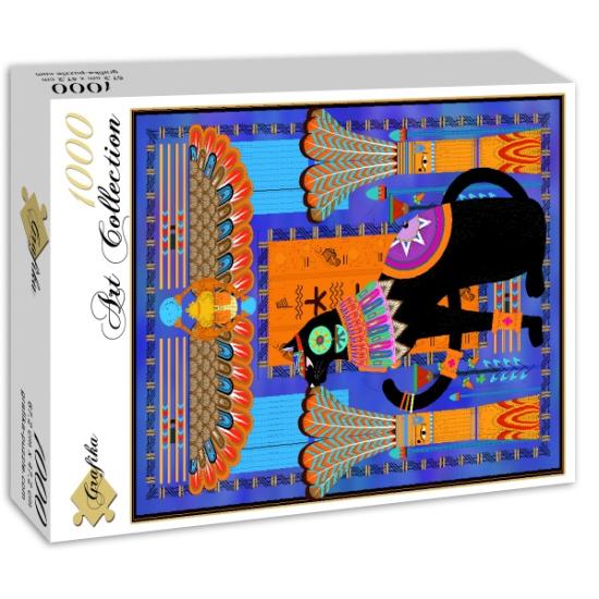 Puzzle Grafika Gato Egípcio 1000 Peças