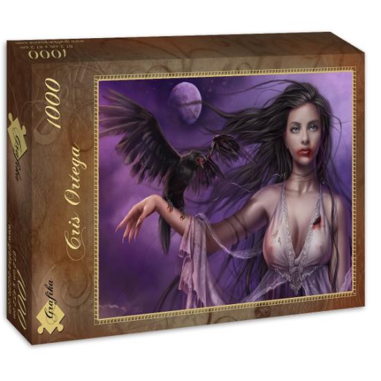 Puzzle Grafika Scream in the Moonlight of 1000 Pieces