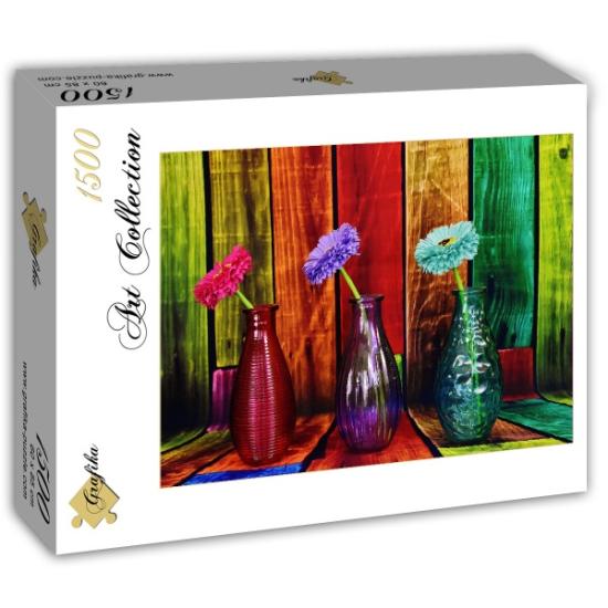 Vasos Coloridos Puzzle Grafika 1500 Peças
