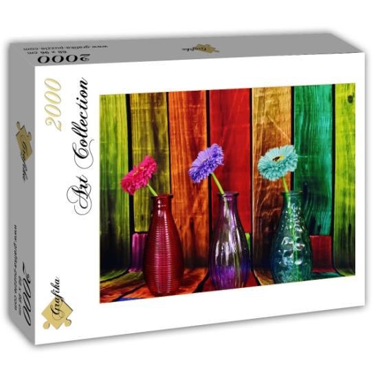 Vasos Coloridos Puzzle Grafika 2000 Peças