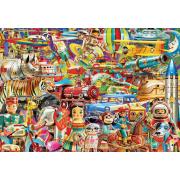Puzzle Grafika Brinquedos Retro 1000 Peças