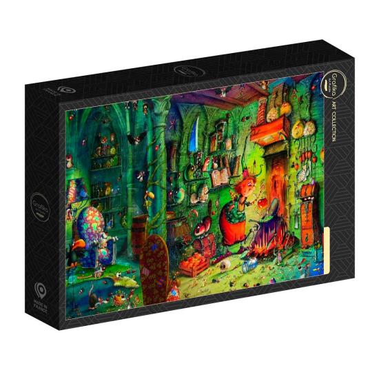 Puzzle Grafika A Bruxa e a Maçã de 1000 Peças