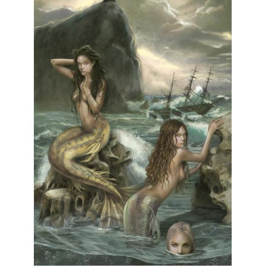 Puzzle Grafika A Canção das Sereias de 2000 Peças