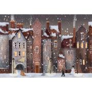 Puzzle Grafika A Cidade Sob A Neve 1000 Pçs