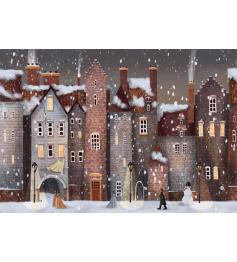 Puzzle Grafika A Cidade Sob A Neve 1000 Pçs