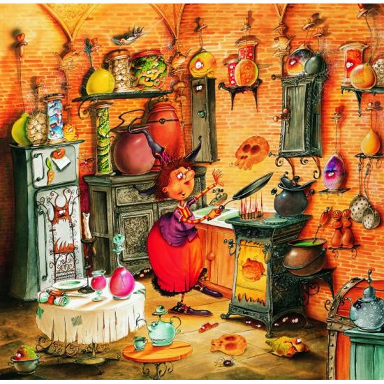 Puzzle Grafika The Witch's Kitchen 1000 peças