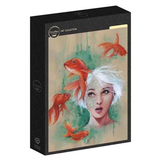 Puzzle Grafika A Dama Dos Peixes de 1000 Peças