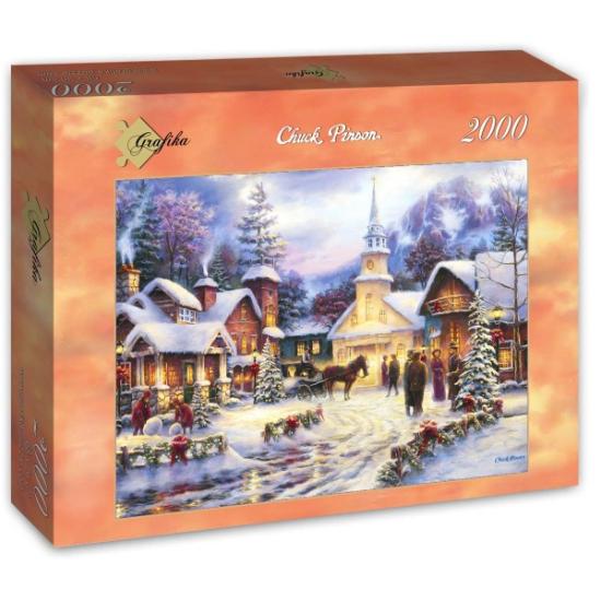 Puzzle Grafika A Fé do Espírito de Natal de 2000 Peças