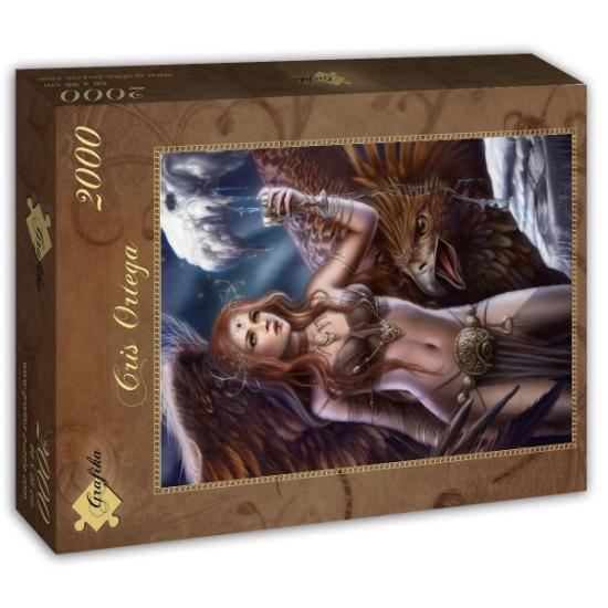 Puzzle Grafika A Fonte da Lua de 2000 Peças