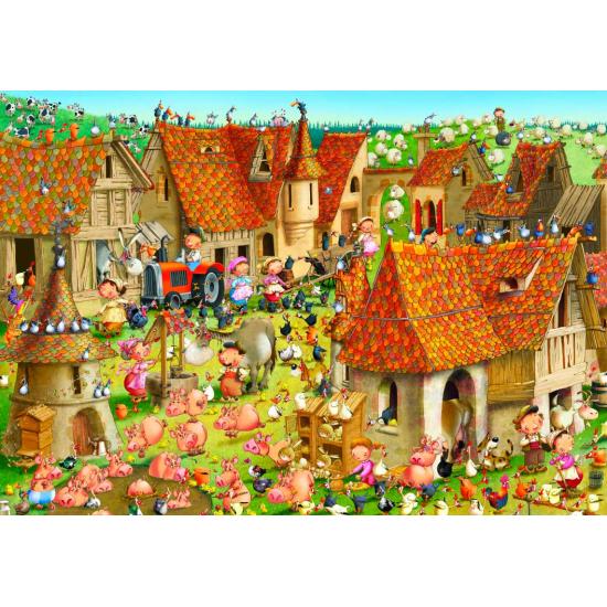 Puzzle Grafika A Fazenda de 1000 Peças Puzzle Grafika A Fazenda de 1000 Peças