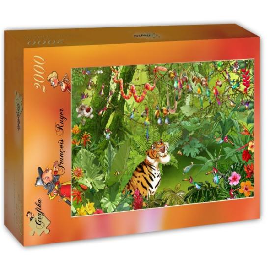Puzzle Grafika The Jungle of 2000 Pieces