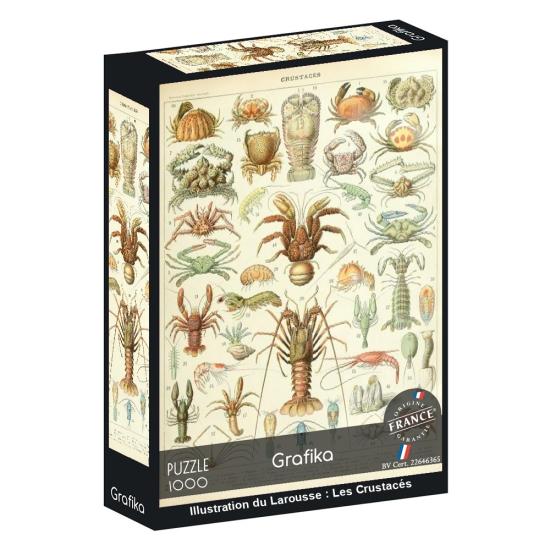 Puzzle Grafika Larousse: Crustáceos 1000 Peças