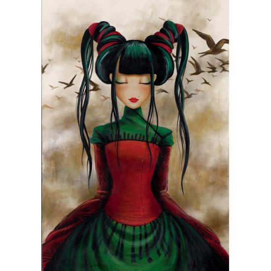 Puzzle Grafika Os Corvos de 1000 Peças