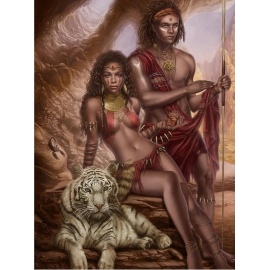 Puzzle Grafika The Tiger Warriors 2000 Peças