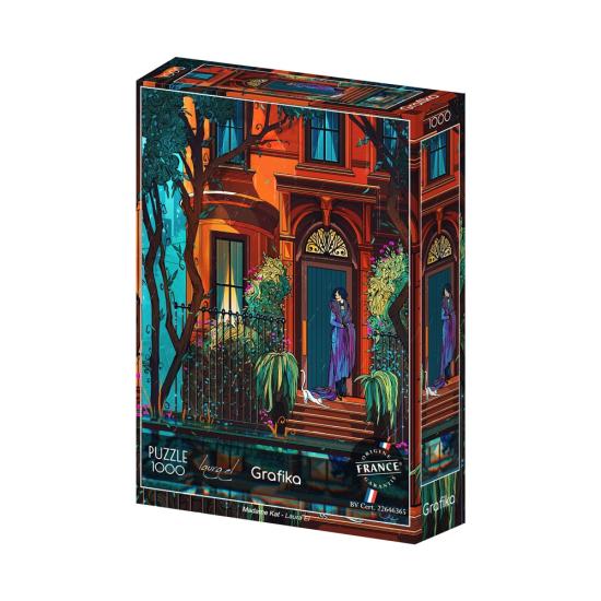 Puzzle Grafika Madame Kat de 1000 Peças