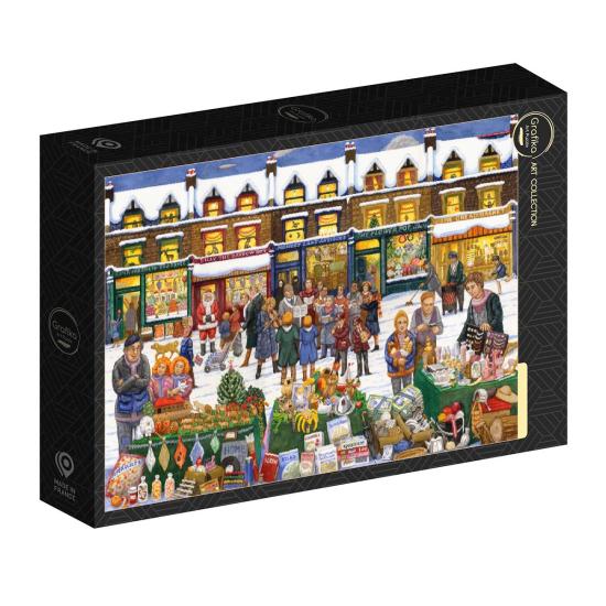Puzzle Grafika Mercado De Natal Do Alfabeto 1000 Peças