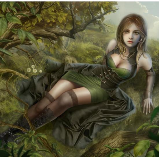 Puzzle Grafika olhando para você na cara de 1000 peças