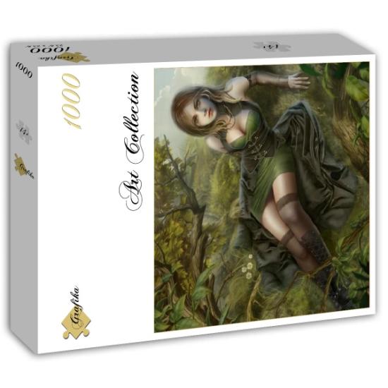 Puzzle Grafika olhando para você na cara de 1000 peças