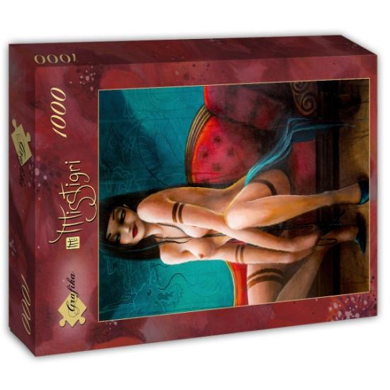 Puzzle Grafika Miss Dragon 1000 peças