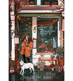 Puzzle Grafika Muffin House de 1000 Peças