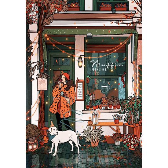 Puzzle Grafika Muffin House de 1000 Peças