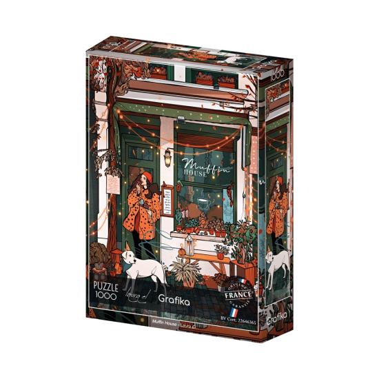 Puzzle Grafika Muffin House de 1000 Peças