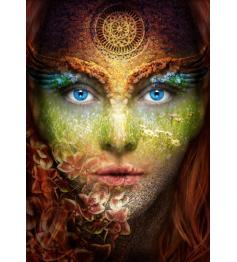 Puzzle Grafika Mulher Natureza 1000 Peças