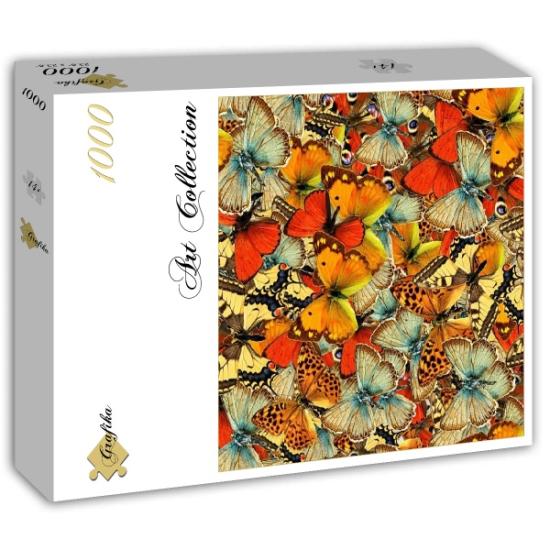 Puzzle Grafika Multidão de Borboletas 1000 Peças
