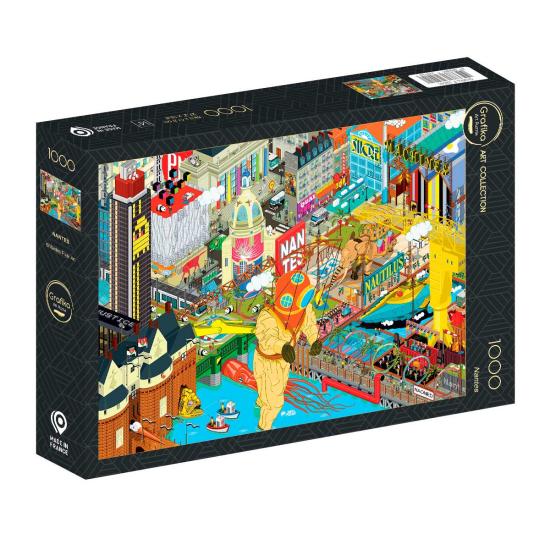 Puzzle Grafika Nantes de 1000 Pçs