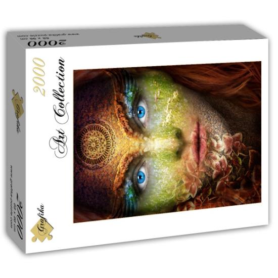 Puzzle Grafika Feminino Natureza de 2000 Peças