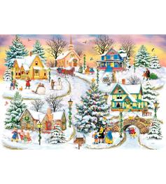 Puzzle Grafika Natal Na Nossa Cidade de 1000 Pçs
