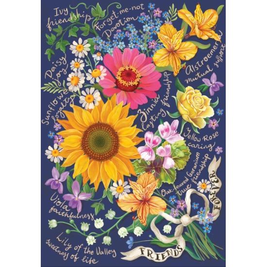 Puzzle Grafika Buquê Da Amizade 1000 Peças