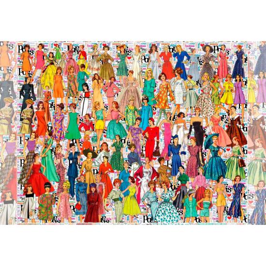 Puzzle Grafika Memórias Da Moda de 1000 Peças