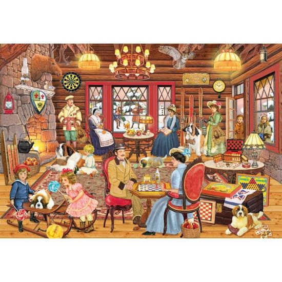 Puzzle Grafika Reunião da família Olsen 1000 Peças