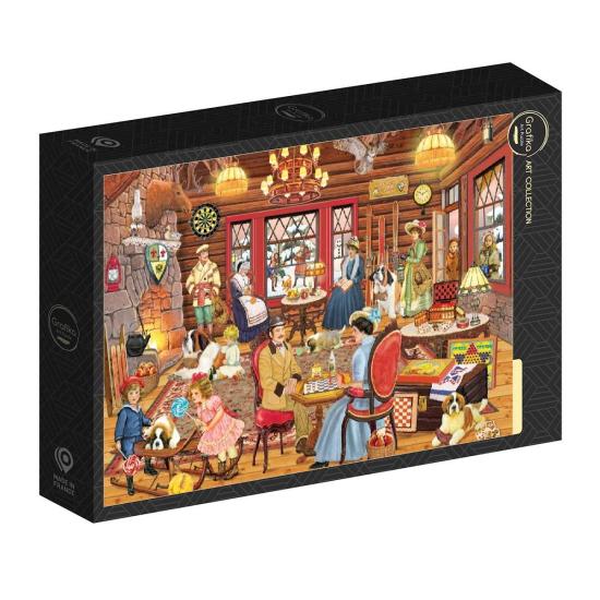 Puzzle Grafika Reunião da família Olsen 1000 Peças