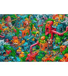 Puzzle Grafika Robotopia de 1000 Peças